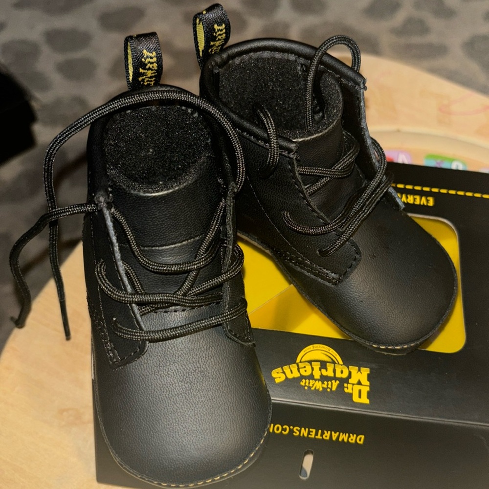 Black Dr. Martens Size 4C